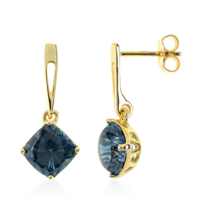9K London Blue Topaz Gold Earrings (dagen)