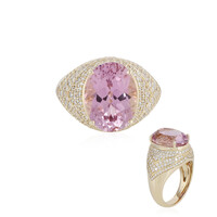 14K AAA Brazilian Kunzite Gold Ring (de Melo)