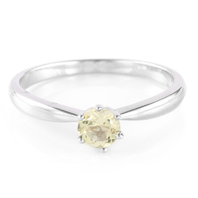 Cuprian Tourmaline Silver Ring