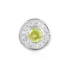 Sphene Silver Pendant