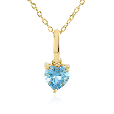 Swiss Blue Topaz Silver Necklace