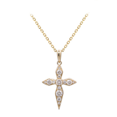 14K I1 (H) Diamond Gold Necklace (CIRARI)