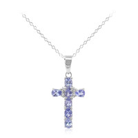 Tanzanite Silver Necklace