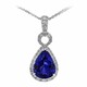 18K AAA Tanzanite Gold Necklace (CIRARI)