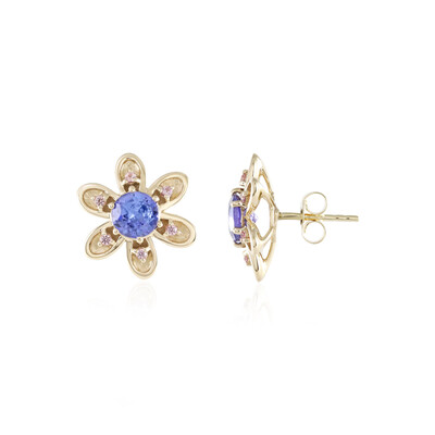 9K Tanzanite Gold Earrings