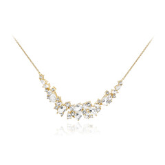 White Topaz Silver Necklace