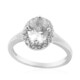 Danburite Silver Ring