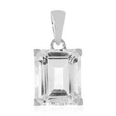 White Quartz Silver Pendant