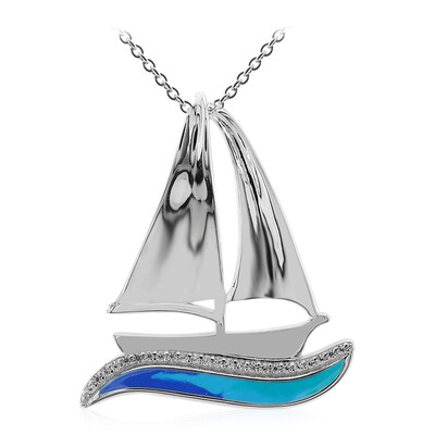 Zircon Silver Necklace