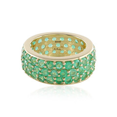 14K Russian Emerald Gold Ring (de Melo)
