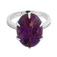 Kingman Purple Mojave Turquoise Silver Ring