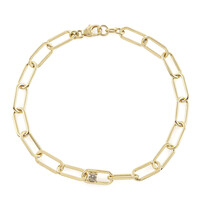 VS1 Champagne Diamond Silver Bracelet