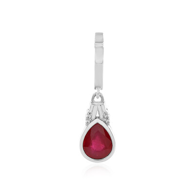 Bemainty Ruby Silver Pendant