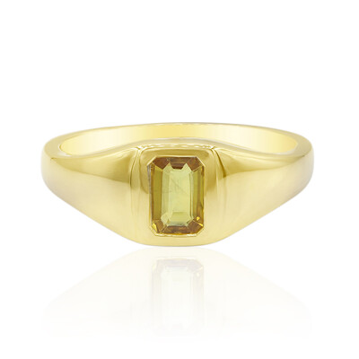 9K Ban Ka Cha Yellow Sapphire Gold Ring