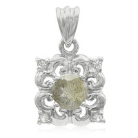 Romanian Spectrolite Silver Pendant