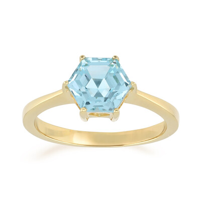 Sky Blue Topaz Silver Ring