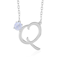 Rainbow Moonstone Silver Necklace