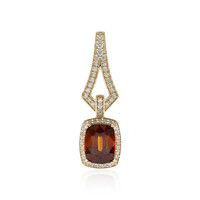 9K Sunset Zircon Gold Pendant (de Melo)