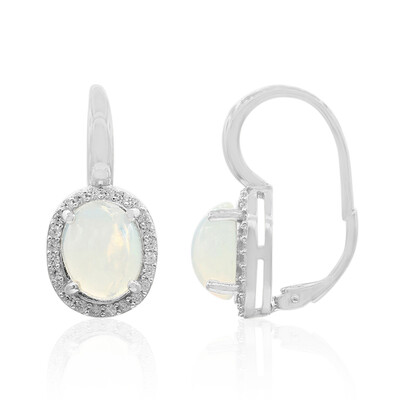 Welo Opal Silver Earrings