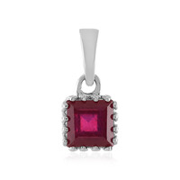 Madagascar Ruby Silver Pendant