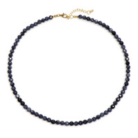 Blue Sapphire Silver Necklace