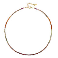 Fancy Sapphire Silver Necklace