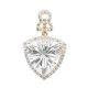 9K Danburite Gold Pendant