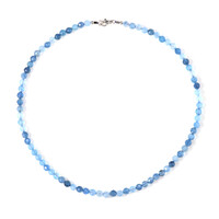Brazilian Aquamarine Silver Necklace