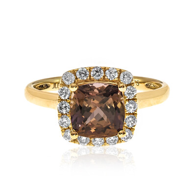 9K Unheated Tanzanite Gold Ring