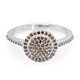 Fancy Diamond Silver Ring