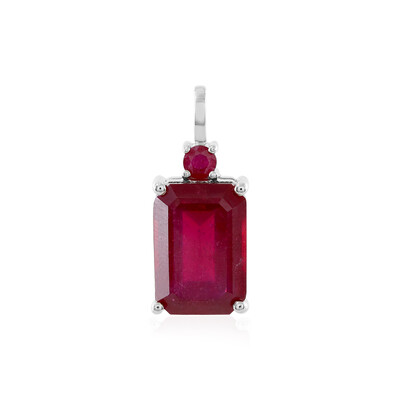 Madagascar Ruby Silver Pendant