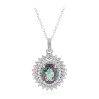 Mystic Quartz Silver Necklace
