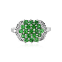 Tsavorite Silver Ring