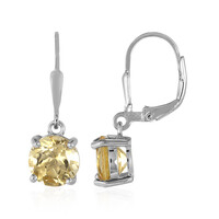 Citrine Silver Earrings