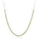 Burmese Peridot Silver Necklace