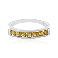 Citrine Silver Ring