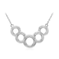 Zircon Silver Necklace