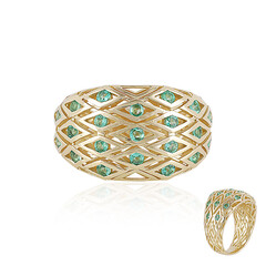 9K Colombian Emerald Gold Ring (Ornaments by de Melo)