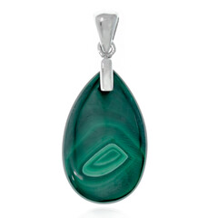 Malachite Silver Pendant