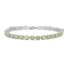 Lemon Citrine Silver Bracelet