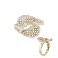 9K I1 (I) Diamond Gold Ring (Ornaments by de Melo)