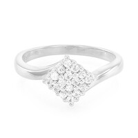White Sapphire Silver Ring