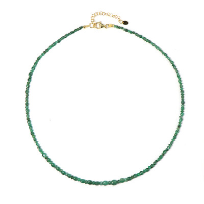 Zambian Emerald Silver Necklace