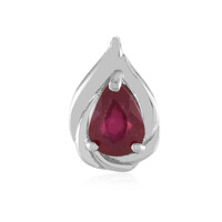 Madagascar Ruby Silver Pendant
