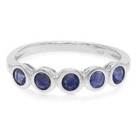 Blue Sapphire Silver Ring