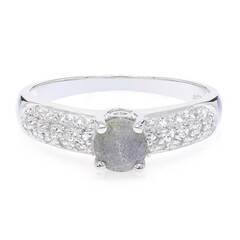 Romanian Spectrolite Silver Ring