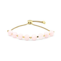 Rose Quartz Silver Bracelet