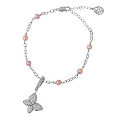 Freshwater pearl Silver Bracelet (Dallas Prince Designs)