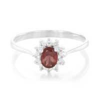 Malaya Garnet Silver Ring