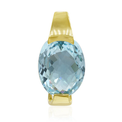 Sky Blue Topaz Silver Pendant